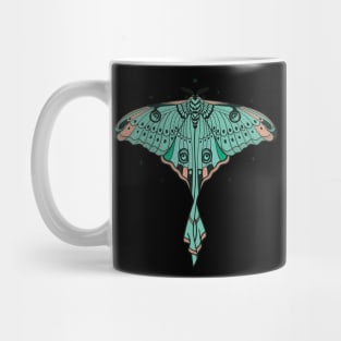 Starry Luna Moth - Actias Luna Mug